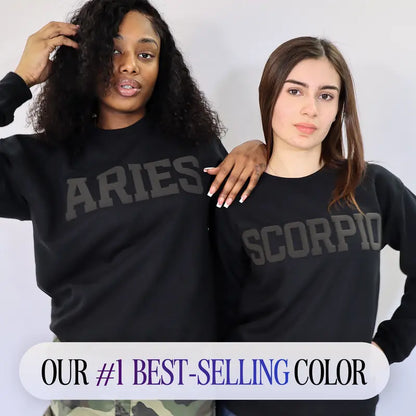 Black Zodiac Astrology Hoodie & Sweatshirt