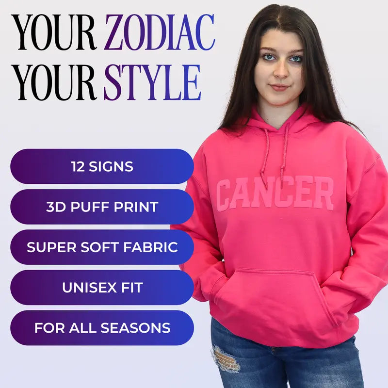 Pink Limited Astrology Hoodie & Sweatshirt